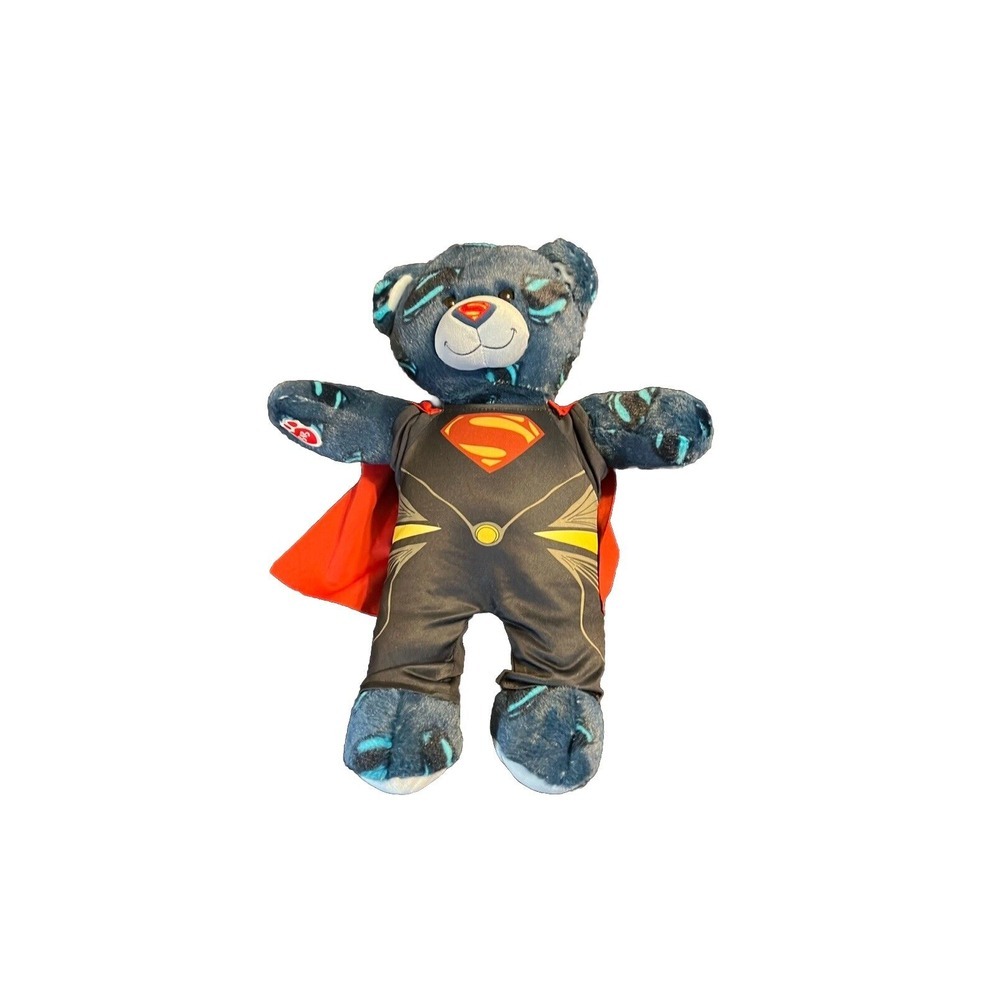 Build A Bear DC Comics Superman Man Of Steel Limited Ed Plush Stuffed Bear